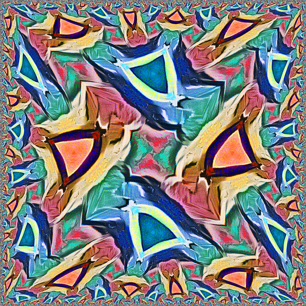 Geometric Symmetry in Deep Texture Generation